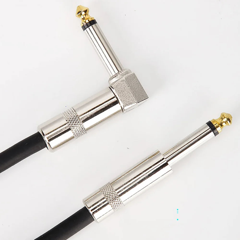 6.35mm Audio Cables TRS 1/4 inch 6.5mm Audio Cable For Electric Guitar Bass 1.5m 3m Gold Plated Shielded Low Noice Jack Cable