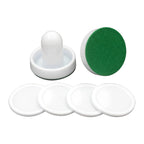 8pcs/set Standard Plastic Air Hockey Pushers And Pucks Replacement For Game Tables Goalies Accessories