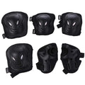 6Pcs/Set Knee&Elbow&Palm Skateboard Protection Gear Thicken Breathable Inline Skating Protector Safety Light