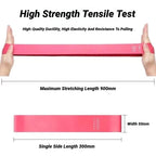 Exercise Resistance Bands, Latex Loop Set. For Strength Training, Home & Travel Different Bands Yoga Band Fitness Training