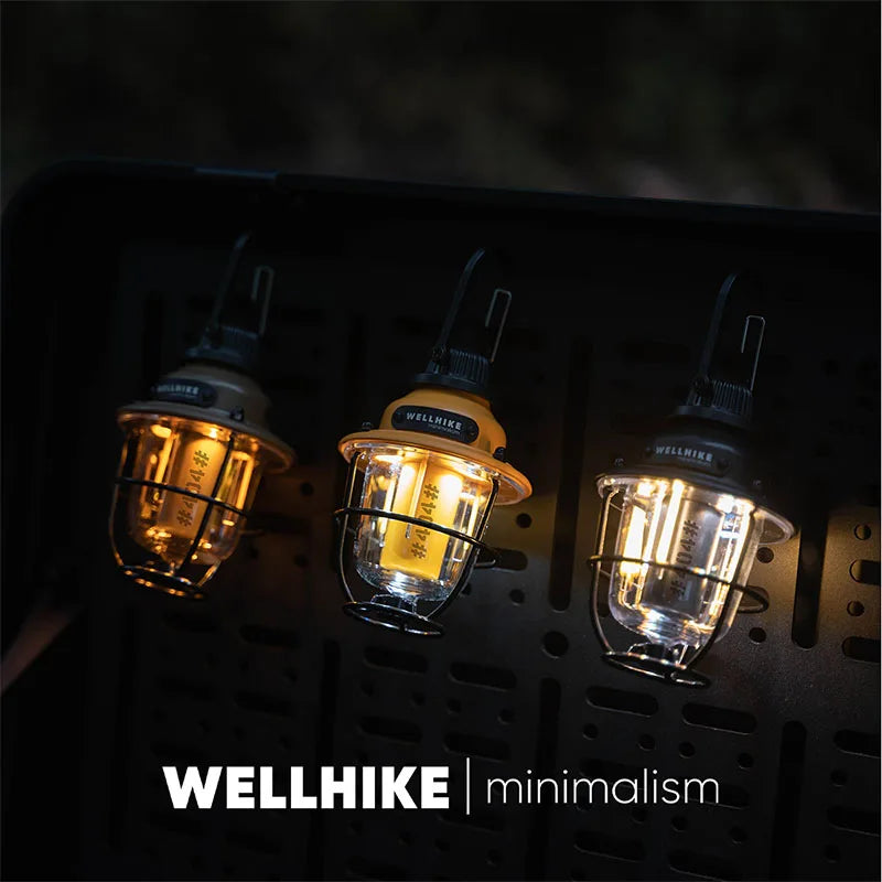 WELLHIKE Outdoor Lighting Camping Lights Pinecone Light LED Multifunction Ambient Light Tent Canopy Flashlight