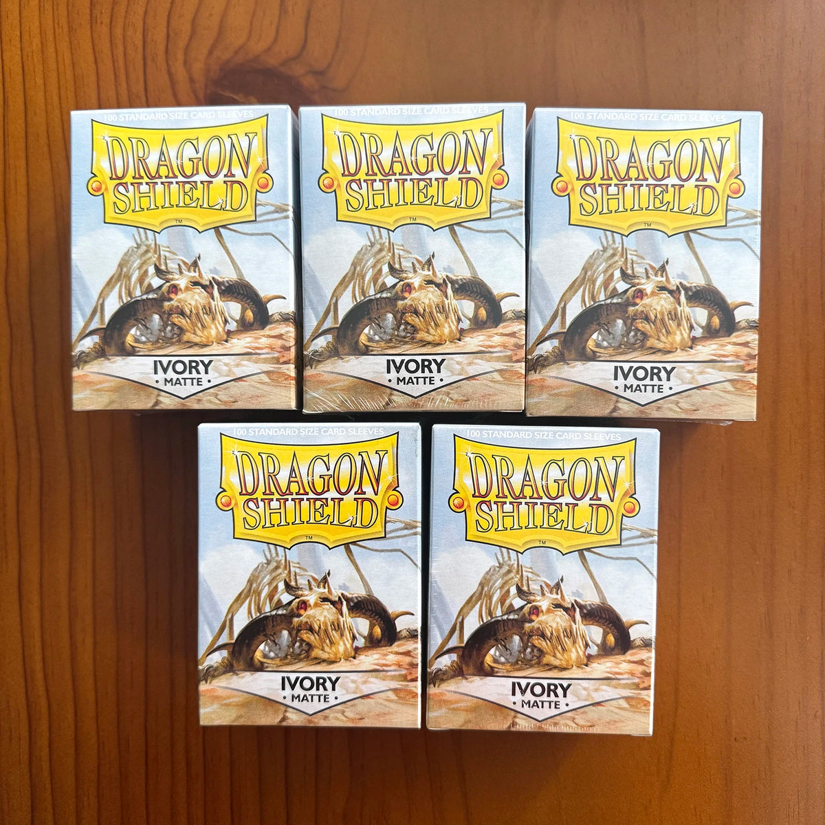 Dragon Shield Card Sleeves 5 Boxes Set - Premium Card Protection for Trading Cards Shipped Directly from US