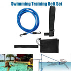Swimming Training Belts Stationary Swim Bungee Cords Swim Tether Functional Adjustable Strap for Adults Kid for Professional Use