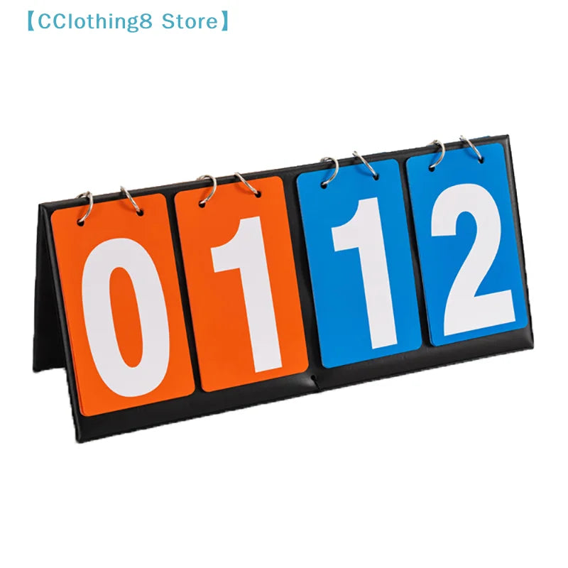 1PC Scoreboard Tabletop Scoreboard Score Keeper Portable Basketball Score Counter For Basketball Badminton Volleyball【AliS8】
