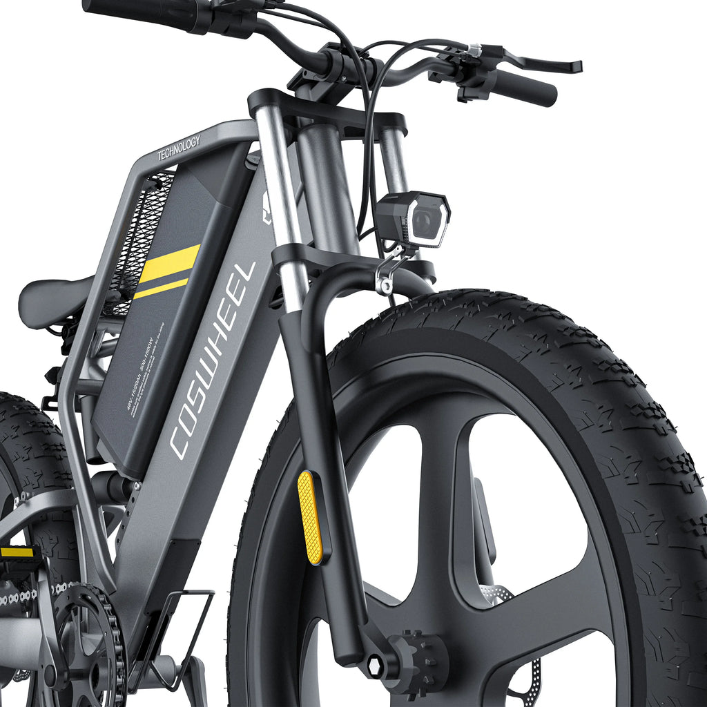 Coswheel T26 adult E-bike 500W 48V20Ah battery commute Electric Bike,26-inch Fat Tire E-Mountain bike
