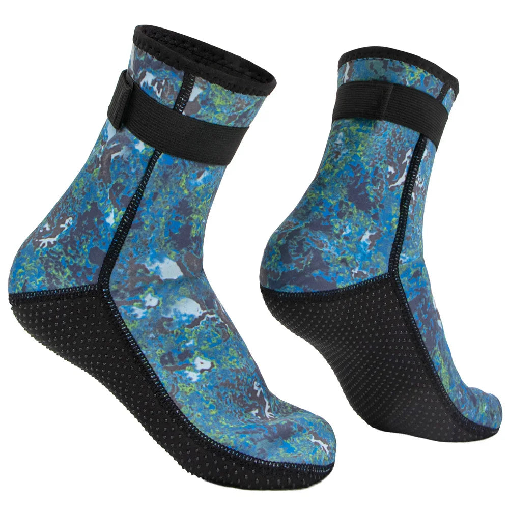 3mm Neoprene Water Socks Diving Sock Anti-Slip Wetsuit Shoes Footwear Fin Sand Proof Beach Volleyball Swim Outdoor Water Sports