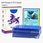 Standard Size Card Sleeves Premium Perfect Exact Fit Inner Card Sleeves with Pokemon Cards for TCG MTG Sports Cards ﻿