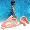 Swimming Nose Clip With String Latex Comfortable For Kids and Adults Pink