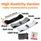 Basic Fabric Resistance Hip Booty Bands Glute Thigh Elastic Workout Bands Squat Circle Stretch Fitness Strips Loops Yoga Gym