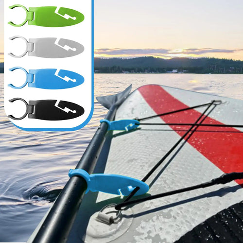 2pcs Paddle Board Clips for kayaking Paddle Board Expandable Fixing Clamp Snap-Lock Stand Up Paddle Board Holder for Kayaking