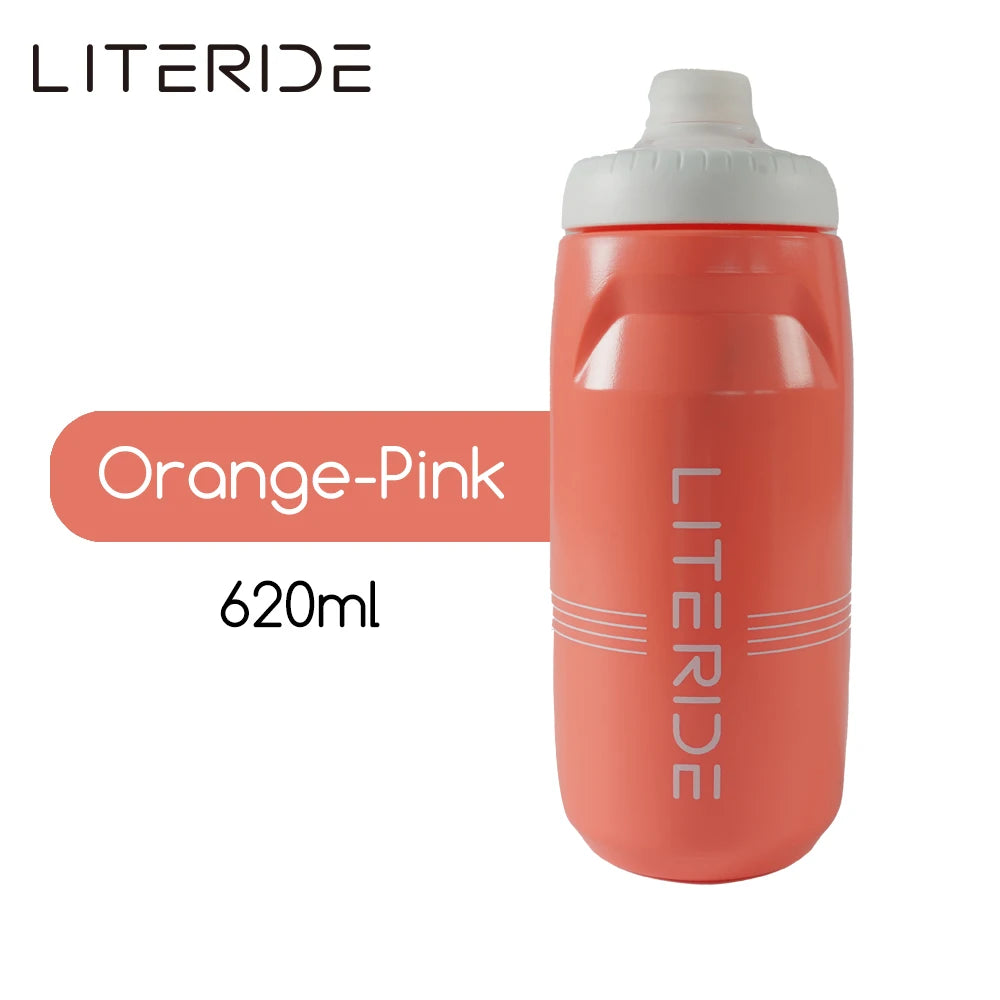 LITERIDE 610ml/710ml Bicycle Bottle MTB Road Bike Water Bottle Outdoor Sports Plastic Portable Large Capacity Drink Cycling