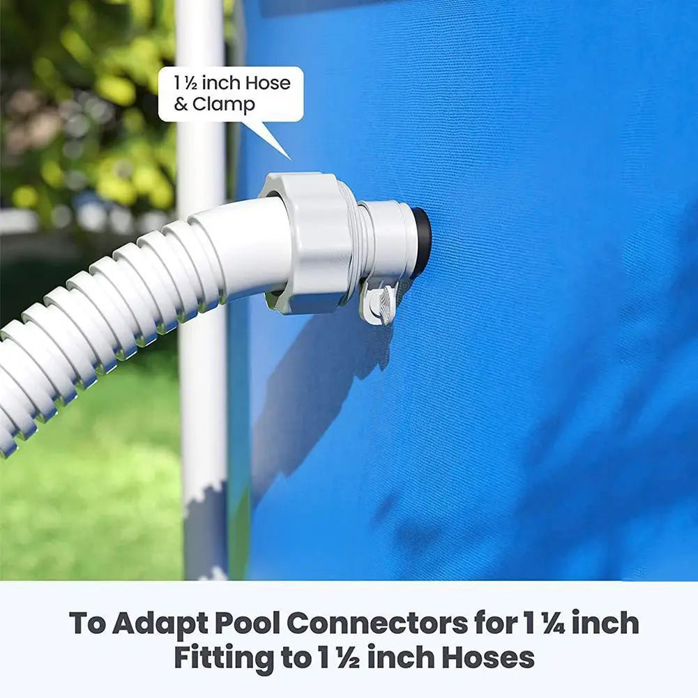1.25 inch to 1.5 inch Pool Pumps Adapters for Intex Hose Connector Replacement for Intex Hose Pump Parts Connector Pool Parts
