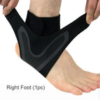 WRELS Adjustable Ankle Brace Compression Sleeve Breathable Support for Sports Running Basketball Sprain Recovery
