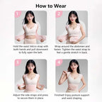 Adjustable Posture Corrector Back Support Belt Spine Alignment Waist Trainer for Men and Women Abdominal Waist Correction