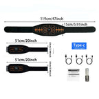Abdominal Toning Belt Smart Muscle Toner Fitness Belt Body Arm Massage Home Gym Fitness Workout Equipment