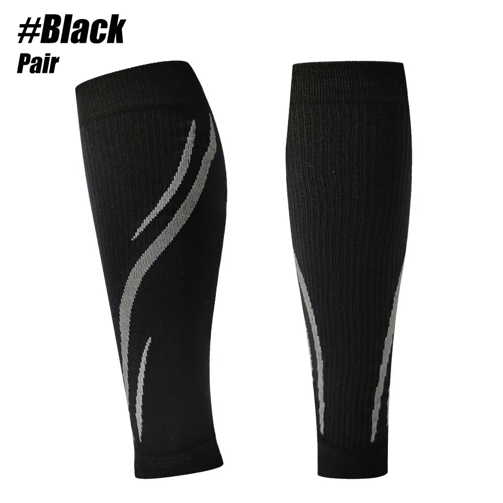 1 Pair Calf Compression Sleeves for Men & Women (20-30 MmHg), Leg Compression Sleeve Footless Compression Socks