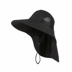 Outdoor Sports Jungle Hiking Hat Fishing Hat Wide Brim Bucket Hat With Neck Cover Quick Dry Men Fishermen Sun Protected Cap
