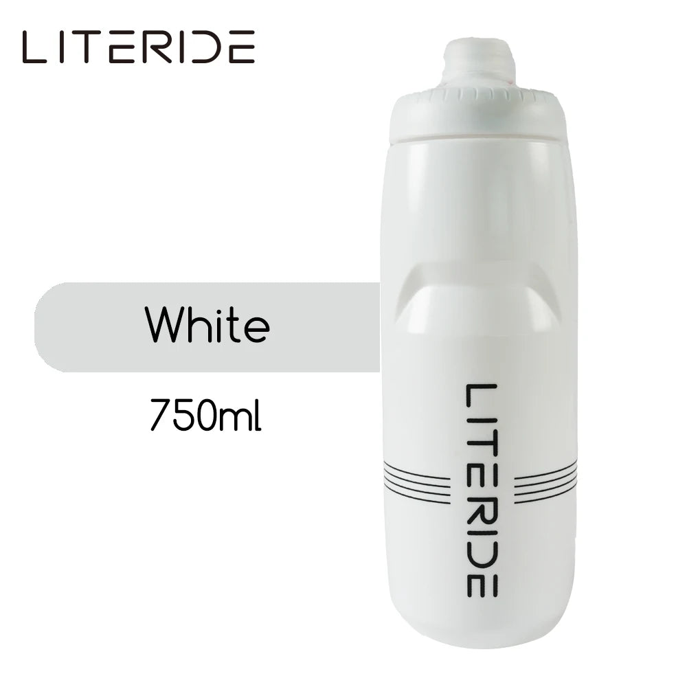 LITERIDE 610ml/710ml Bicycle Bottle MTB Road Bike Water Bottle Outdoor Sports Plastic Portable Large Capacity Drink Cycling