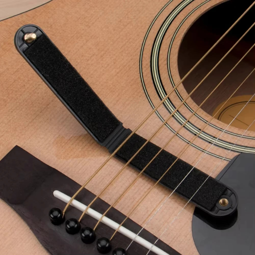 Miwayer Premium Neoprene Guitar Mute | 360° Fretboard Dampening | Silent Practice Pad w/Anti-Scratch Base Plate