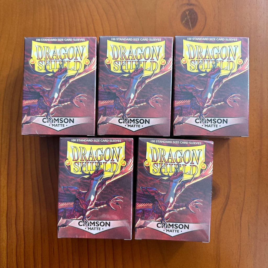 Dragon Shield Card Sleeves 5 Boxes Set - Premium Card Protection for Trading Cards Shipped Directly from US