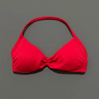 Histello Sports Strappy Bra Women Yoga Tank Bra Seamless High Support Fitness Workout Top Running Exercise Halter Gym Bras