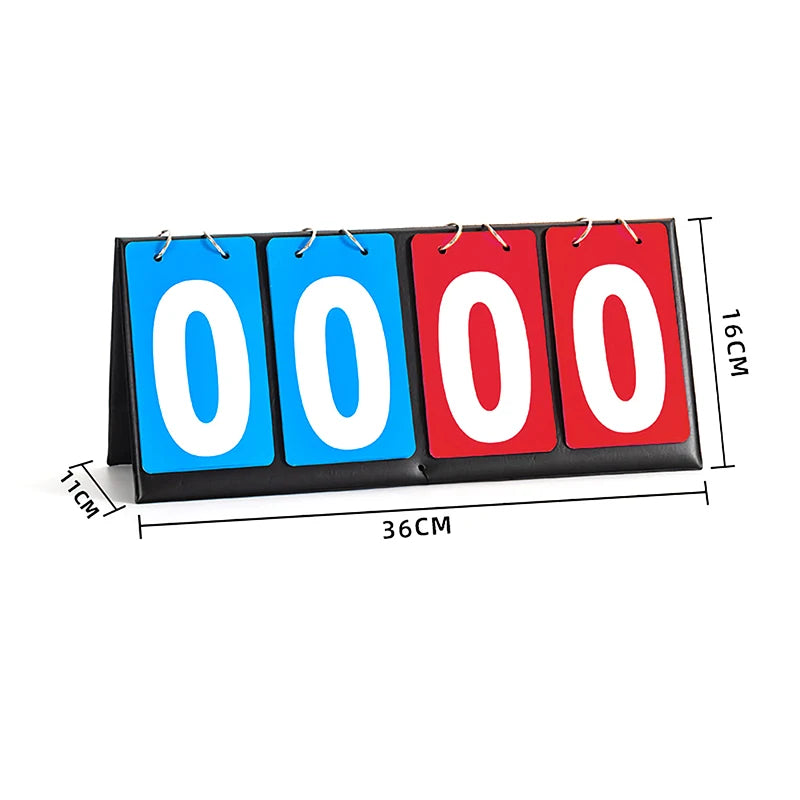 1PC Scoreboard Tabletop Scoreboard Score Keeper Portable Basketball Score Counter For Basketball Badminton Volleyball【AliS8】