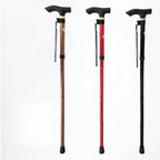 Mountaineering Stick - Men's and Women's Model - Travel Folding Adjustable Telescopic - Multi-functional for The Elderly