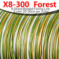 BAKAWA Braided Fishing Line X8 300M Japan PE Weave Multifilament Wire Carp Fishing Accessories Seawater and Saltwater Pesca
