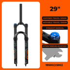BOLANY Bike Air Fork 27.5/29inch 120mm Travel Oil Air Suspension Lightweight Magnesium Alloy Quick Release Bicycle Fork