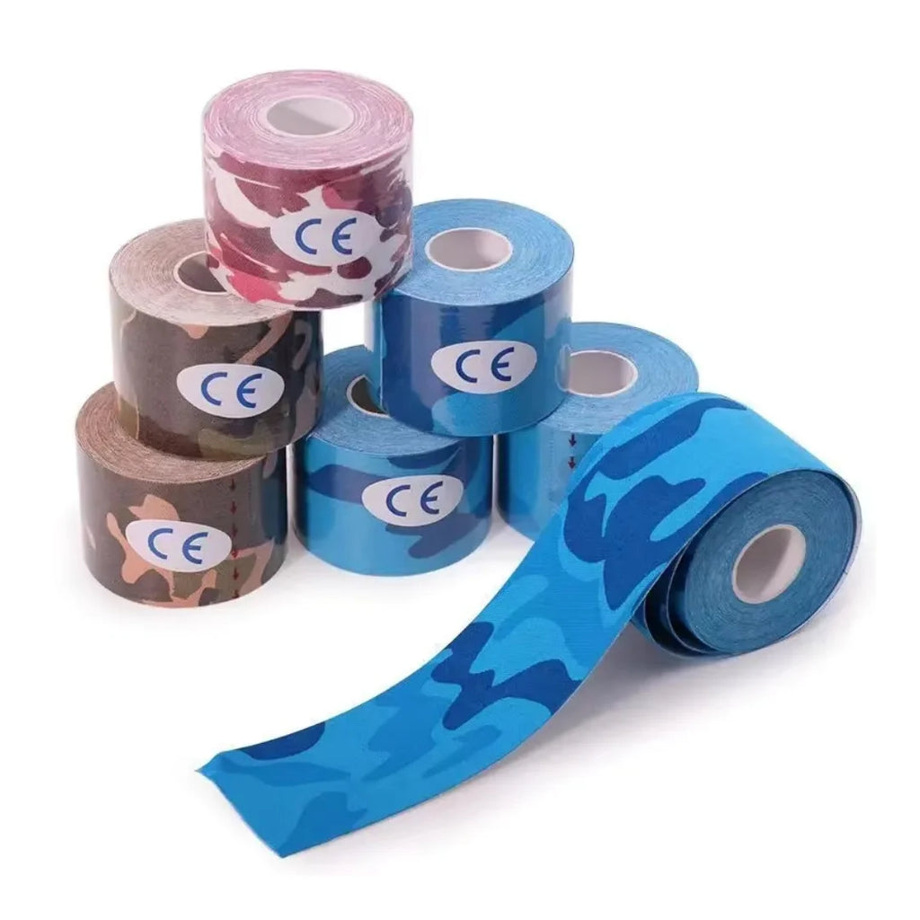 Sports Tape，Sports Elastic Knee Pads，Muscle Pain Relieving Knee Pads，Suitable for Gym Fitness，Running，Tennis，Swimming，Soccer