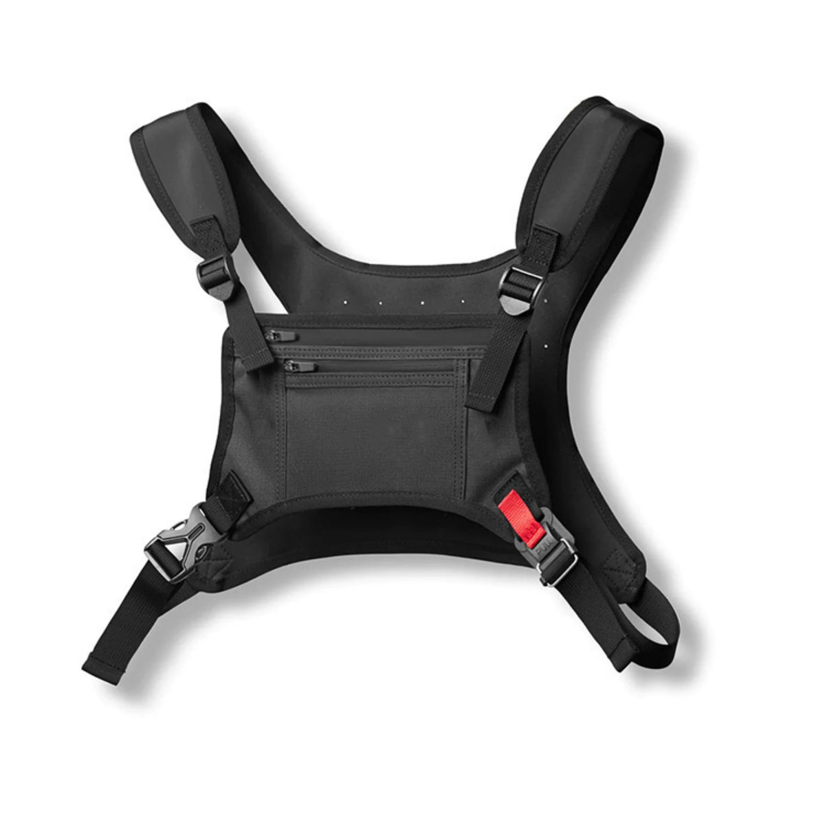 Sports Chest Bag For Men Women Water Resistant Lightweight Front Chest Pack Running Vest Bag With Built-In Phone Extra Storage