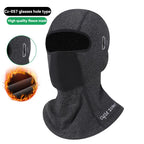 Motorcycle Balaclava Winter Warm Riding Sports Full Face Mask Glasses Hole Windproof Breathable Neck Protect Sunscreen Headwear