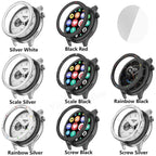 Metal Bezel Ring For Xiaomi Watch S4 S3 Protector with Film Watch Case Cover For Watch Bezel Shell S3 ESIM S4 ESIM Accessories