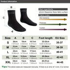 3mm Neoprene Socks Wetsuit Shoes Non Slip Surf Swim Fins Socks Warm Beach Boots for Snorkeling Diving Water Sports
