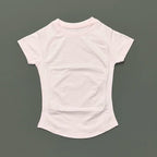 Sport Short Sleeve Top Women Running Sports T Shirt Summer Short Sleeve Round Neck Breathable Stretchy Gym Yoga Fitness Top