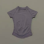 NCOYOE Gym Tank Top Women Short Sleeve Seamless Yoga Top Sports Breathable Slim Fit Workout Shirts Running Fitness Activewear