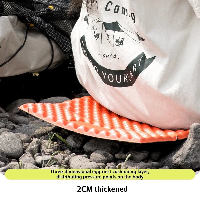 Ultralight Egg Nest Folding Seat Cushion IXPE Honeycomb Foam Camp Mat Portable Waterproof Seat for Hiking Travel Picnic Fishing