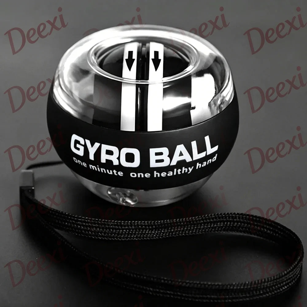 Automatic Start Wrist Gyro Ball Power Trainer Arm Exercise Device Strength Reinforcement Fitness Tracker