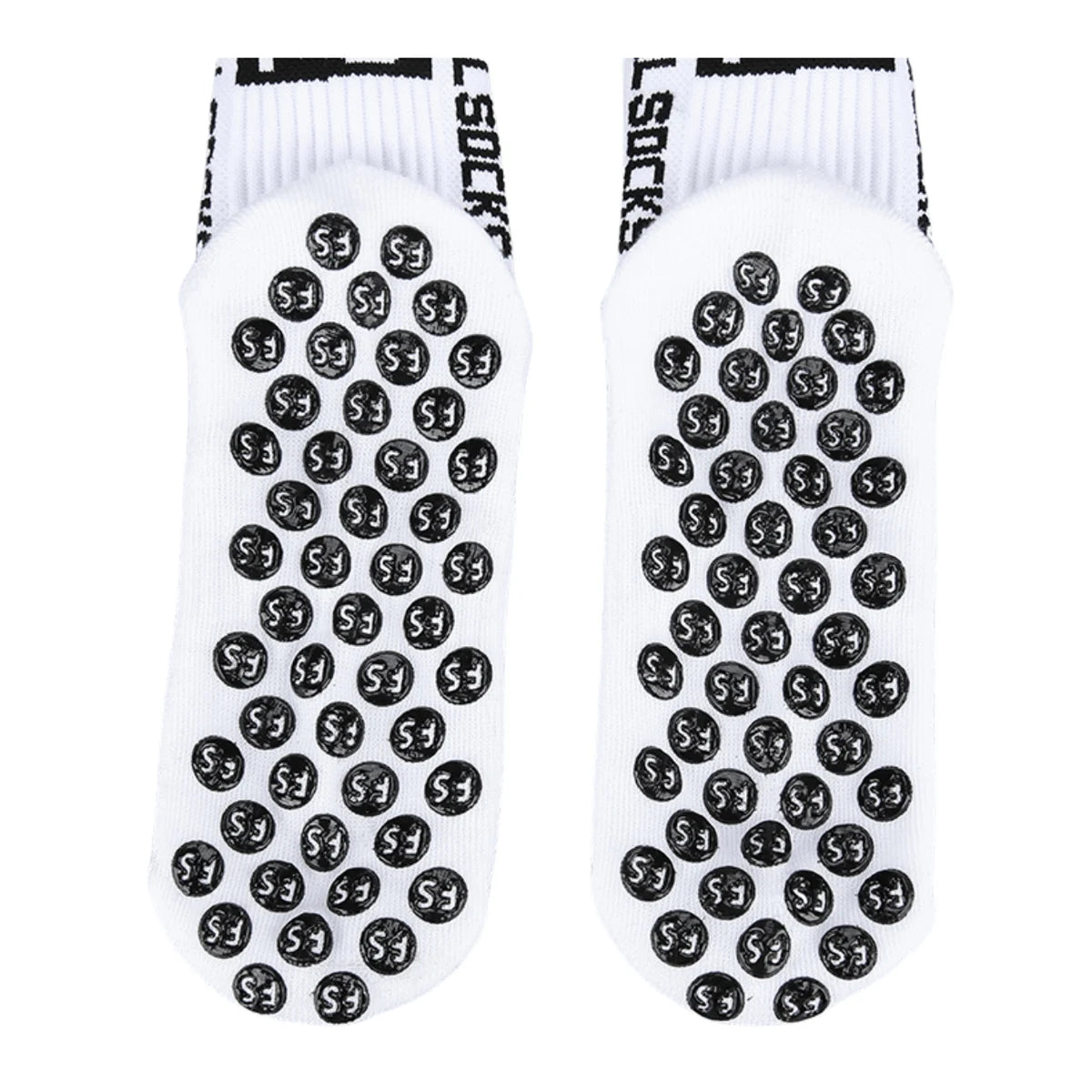 3 pairs New children and youth sports breathable soccer socks square silicone non-slip grip football socks