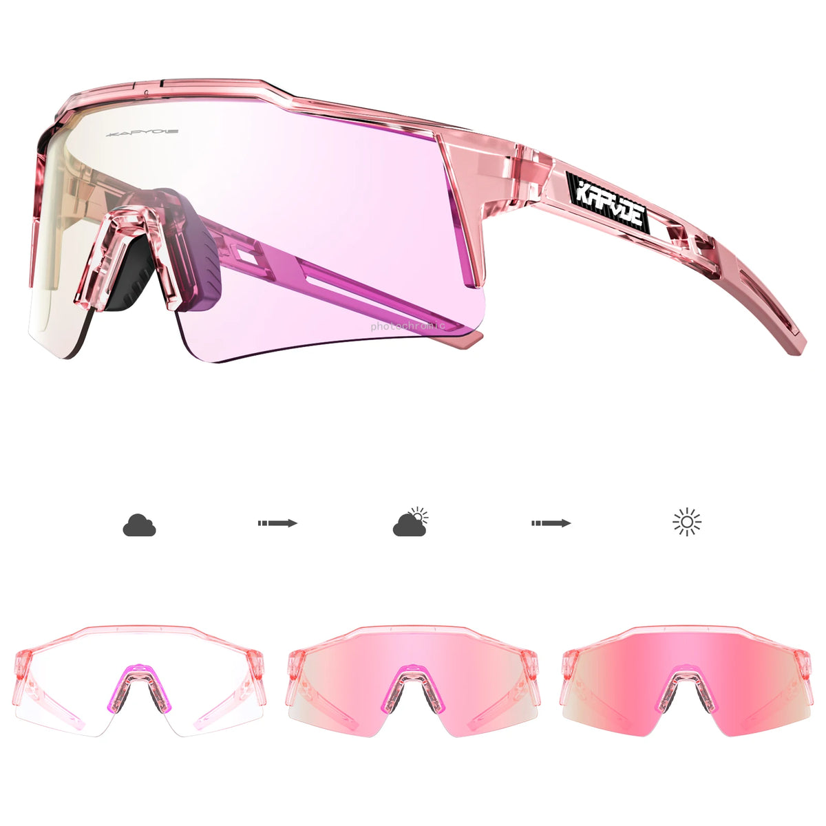 Kapvoe Bike Sunglasses Cycling Glasses for Man MTB Goggles Women Outdoor Camping Hiking Sports  UV400 Riding Bicycle Eyewear
