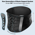 Lower Back Brace for Pain Relief,Back Support Belt, Flexible Lumbar Support Waist Belt for Lifting At Work,Scoliosis Pain Relief