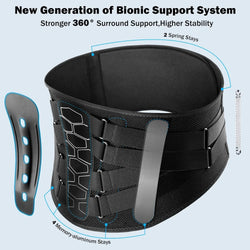 Lower Back Brace for Pain Relief,Back Support Belt, Flexible Lumbar Support Waist Belt for Lifting At Work,Scoliosis Pain Relief