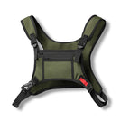 Sports Chest Bag For Men Women Water Resistant Lightweight Front Chest Pack Running Vest Bag With Built-In Phone Extra Storage