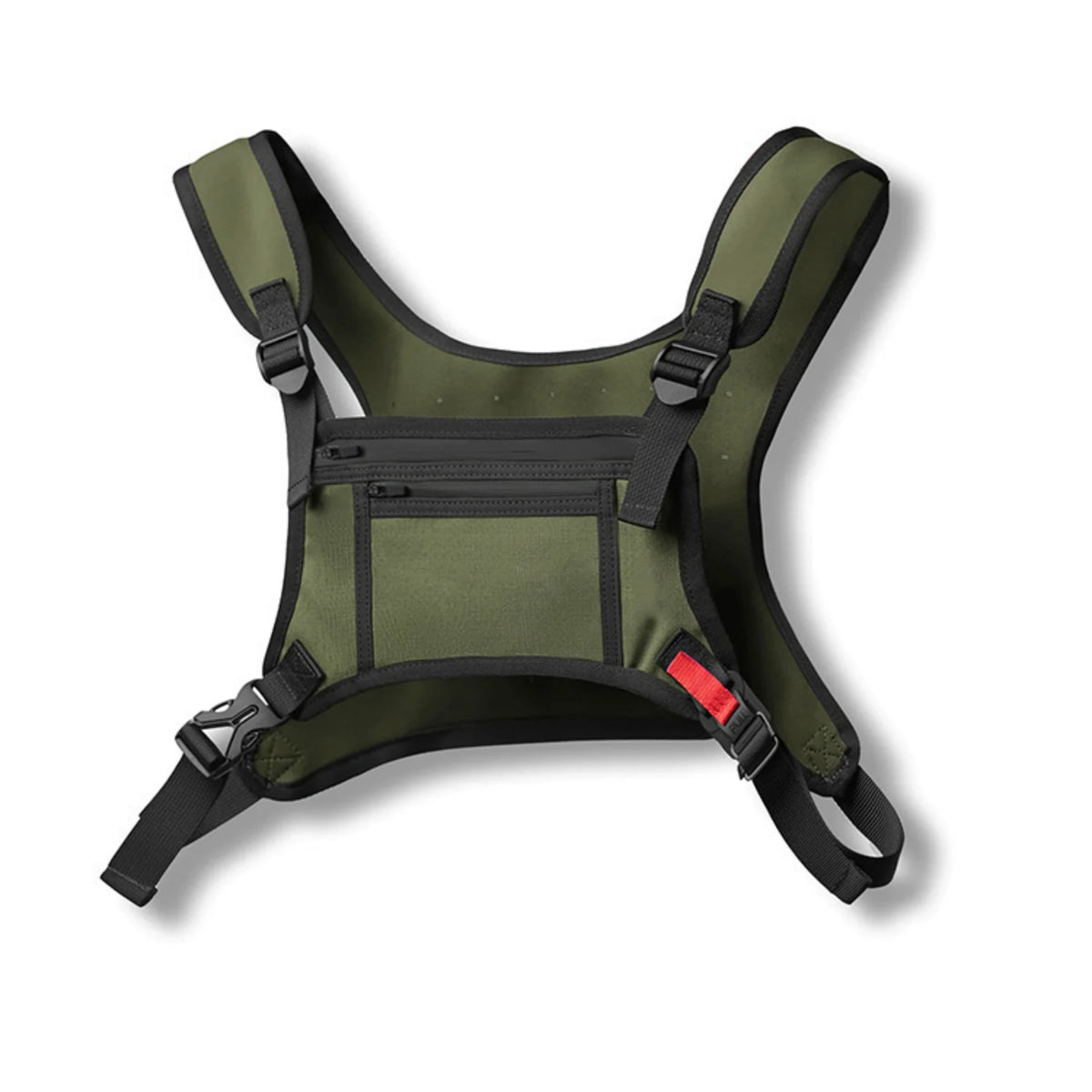 Sports Chest Bag For Men Women Water Resistant Lightweight Front Chest Pack Running Vest Bag With Built-In Phone Extra Storage