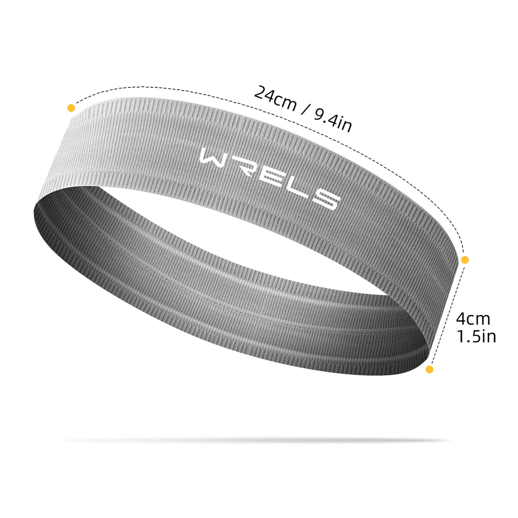 Sports Headband Anti Slip Yoga Hair Band Quick Dry Running Sweatband Workout Headbands for Women Men