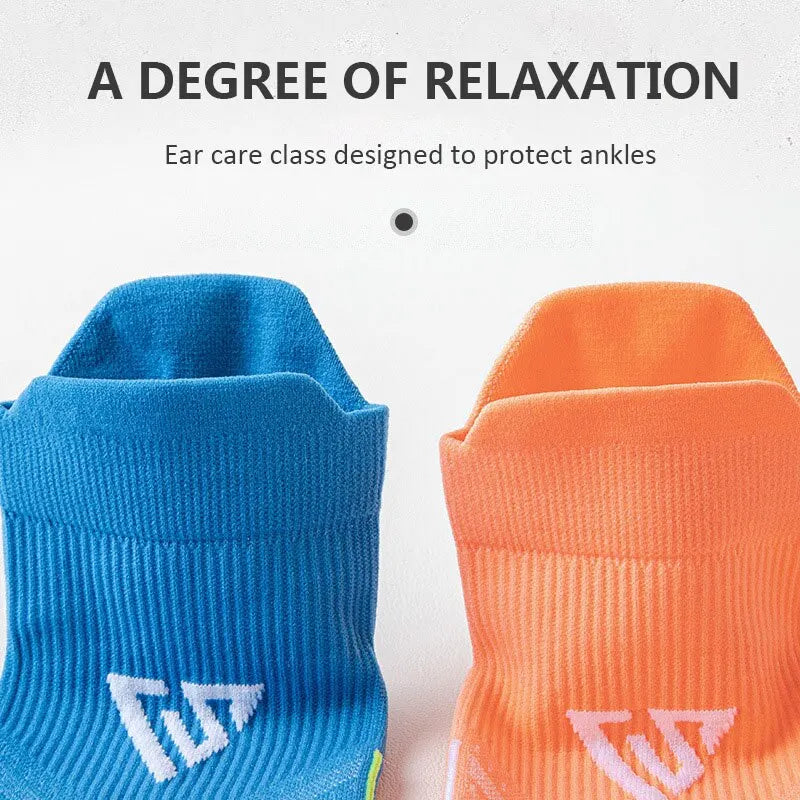 Professional Running Socks Quick Dry Breathable Marathon Socks Anti-Slip Fitness Gym Socks Sweat-wicking Women Men Cycling Socks
