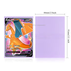 Standard Size Card Sleeves Premium Perfect Exact Fit Inner Card Sleeves with Pokemon Cards for TCG MTG Sports Cards ﻿
