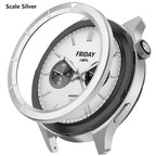 Metal Bezel Ring For Xiaomi Watch S4 S3 Protector with Film Watch Case Cover For Watch Bezel Shell S3 ESIM S4 ESIM Accessories