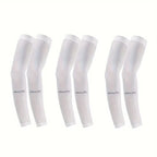 3pcs Unisex Ice Silk Arm Sleeves for Summer Sun Protection Outdoor Cycling UV Protection Cooling Men's Women's Gloves