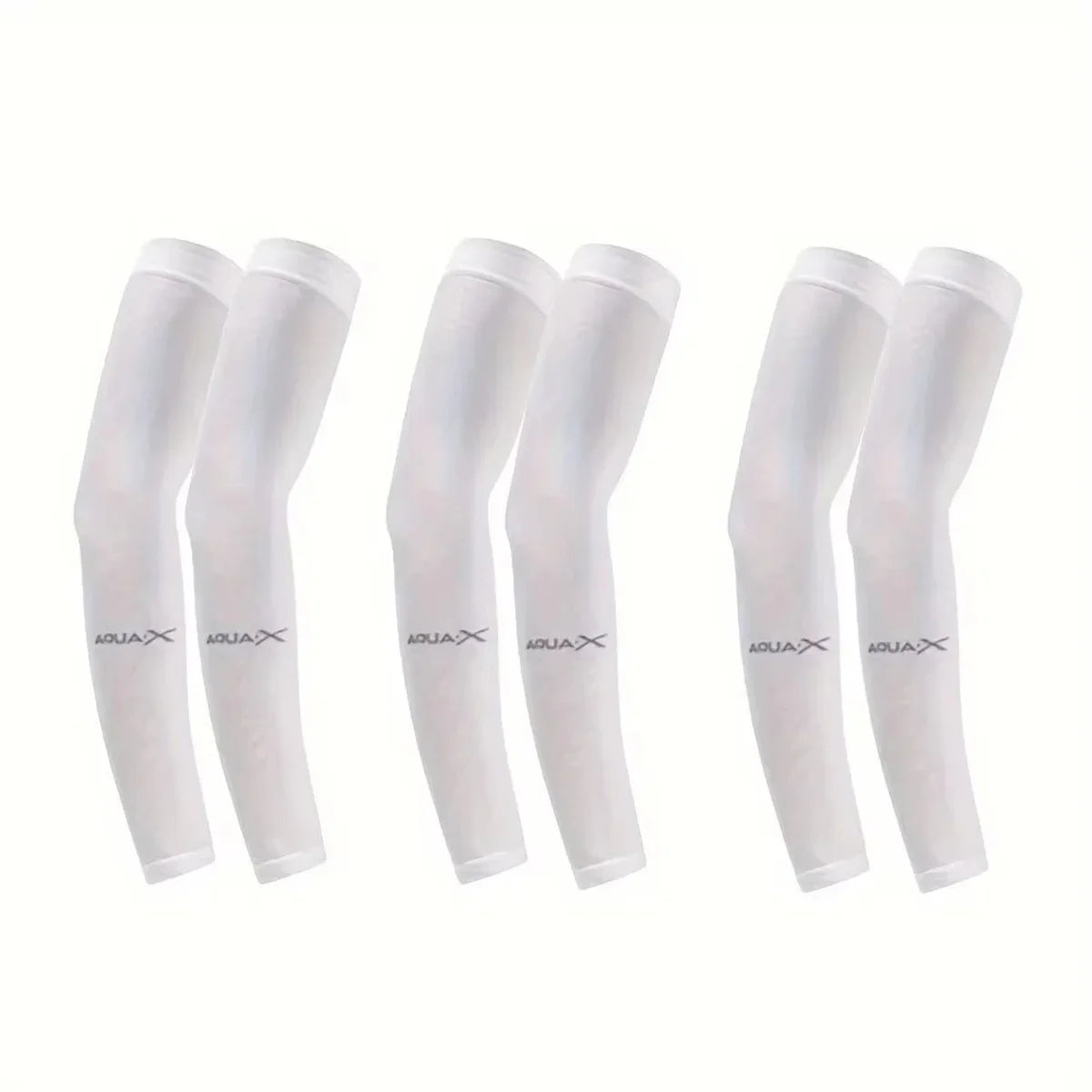 3pcs Unisex Ice Silk Arm Sleeves for Summer Sun Protection Outdoor Cycling UV Protection Cooling Men's Women's Gloves